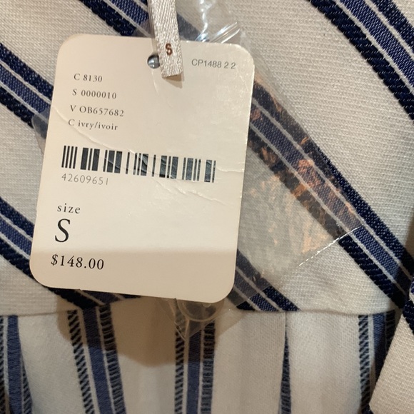 NWT-Free People Women's Sleeveless Striped wrap Tunic - Picture 3 of 5